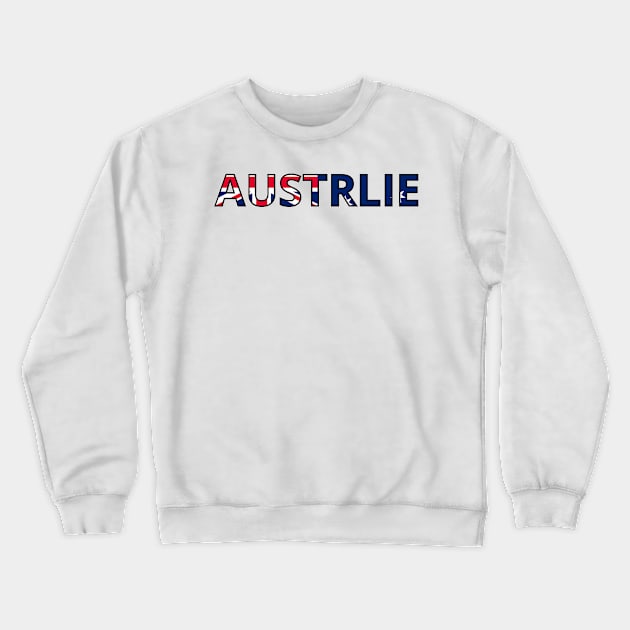 Drapeau Australie Crewneck Sweatshirt by Pixelforma